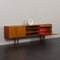 Low Danish Sideboard in Teak with Lighted Bar Cabinet attributed to Ib Kofod Larsen, Denmark, 1960s 4