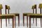 Skandinavische Esszimmerstühle aus Holz, 1960er, 4er Set 4