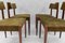 Scandinavian Wooden Dining Room Chairs, 1960s , Set of 4 5