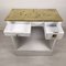 Brass White Patinated Counter, 1890s 25