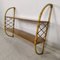 Vintage Rattan Wall Shelf, 1950s 2