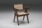 Pj-Si-28-a Office Cane Chair in Cane attributed to Pierre Jeanneret for Chandigarh, 1955, Image 6