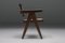 Pj-Si-28-a Office Cane Chair in Cane attributed to Pierre Jeanneret for Chandigarh, 1955 7