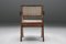 Pj-Si-28-a Office Cane Chair in Cane attributed to Pierre Jeanneret for Chandigarh, 1955, Image 9
