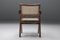 Pj-Si-28-a Office Cane Chair in Cane attributed to Pierre Jeanneret for Chandigarh, 1955, Image 8
