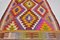 Small Decorative Geometric Kilim, 1960s 4