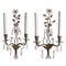 Wall Sconces with Floral Design from Maison Baguès, 1950s, Set of 2 1
