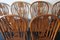 Mid-Century Oak Windsor Chairs, Set of 6 3