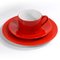 Juego de té italiano posmoderno de porcelana de E. Bergamin para Taitu, años 80. Juego de 9, Imagen 6