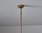 Italian Pendant Light in Brass and Opaline Glass, 1950s, Image 6