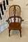 Fauteuil Windsor Victorien Antique en Bois d'If, 1850s 1