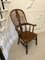 Fauteuil Windsor Victorien Antique en Bois d'If, 1850s 2