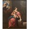 Artista de la escuela italiana, Virgen con el niño y San José, del siglo XIX, óleo sobre lienzo, enmarcado, Imagen 2
