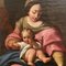 École d'Artiste Italienne, Vierge à l'Enfant et Saint Joseph, 19ème Siècle, Huile sur Toile, Encadrée 3