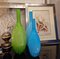 Klappbare Vasen aus mundgeblasenem Glas, Italien, 1950er, 3er Set 17