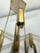 Vintage Italian Brass and Acrylic Chandelier by Zeroquattro, 1970s 10