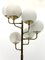 Mid-Century Brass and Opaline Glass Six Arms Floor Lamp by Stilnovo, Italy, 1950s 11