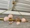 Mid-Century Murano Pink Glass and Brass Chandelier, 2000s 9