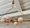 Mid-Century Murano Pink Glass and Brass Chandelier, 2000s 6