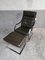 Lounge Chair and Footrest in Dark Brown Leather and Chrome by Rudolph Glatzl for Walter Knoll, Germany, 1970s, Set of 2 5