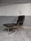 Lounge Chair and Footrest in Dark Brown Leather and Chrome by Rudolph Glatzl for Walter Knoll, Germany, 1970s, Set of 2 16