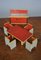 Miniature Dining Room Set by Ko Verzuu for Ado, 1930s, Set of 6, Image 6