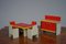 Miniature Dining Room Set by Ko Verzuu for Ado, 1930s, Set of 6 1