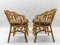 Vintage Rattan Armchairs, 1960s, Set of 4 2