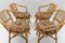 Fauteuils Vintage en Rotin, 1960s, Set de 4 6