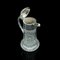 Antique English Claret Jug in Cut Glass & Silver-Plating, 1900s, Image 7