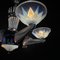 Art Deco Star Lamp Chandelier from Petitot & Ezan, 1930s 12