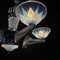 Art Deco Star Lamp Chandelier from Petitot & Ezan, 1930s, Image 12