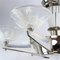 Art Deco Star Lamp Chandelier from Petitot & Ezan, 1930s 4