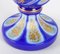 Napoleon III Opalin-Overlay-Vase mit Gold-Emaille 5