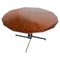 Mid-Century Round Wooden Dining Table, Italy, 1960s, Image 1