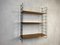 Classic Teak Ladder Shelf in String Design 4