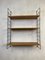 Classic Teak Ladder Shelf in String Design, Image 3