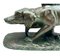 Grande Figurine Art Déco de Chiens de Chasse par G. Carli, 1935 7