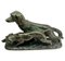 Large Art Deco Figurine of Hunting Dogs by G. Carli, 1935 5
