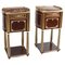 Antique French Empire Mahogany Bedside Cabinets 19th Century, Set of 2 1