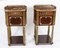 Antique French Empire Mahogany Bedside Cabinets 19th Century, Set of 2 2