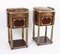 Antique French Empire Mahogany Bedside Cabinets 19th Century, Set of 2 19