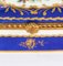 Antique Royal Blue Ormolu Mounted Casket Box from Limoges, 19h Century 3