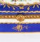 Antique Royal Blue Ormolu Mounted Casket Box from Limoges, 19h Century, Image 3