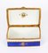 Antique Royal Blue Ormolu Mounted Casket Box from Limoges, 19h Century, Image 13