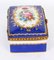 Antique Royal Blue Ormolu Mounted Casket Box from Limoges, 19h Century 6