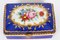 Antique Royal Blue Ormolu Mounted Casket Box from Limoges, 19h Century, Image 5