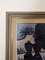 Cestas, pintura al óleo, años 50, enmarcado, Imagen 5