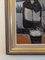 Cestas, pintura al óleo, años 50, enmarcado, Imagen 8