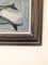 Two Fish, Oil Painting, 1950s, Framed 8